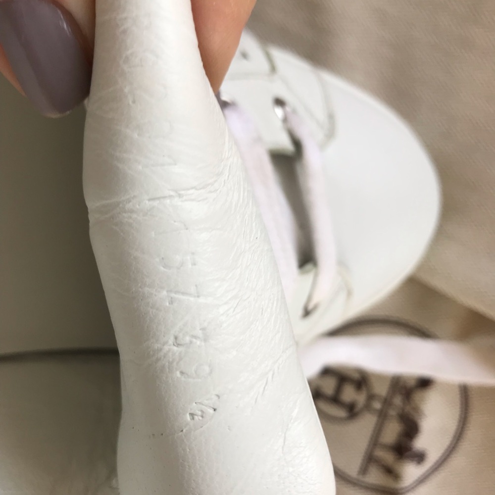 Hermes Avantage sneakers white/silver (argent) 39.5 EU - Picture 13 of 14